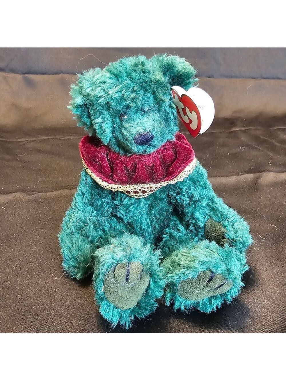 TY Attic Treasures Laurel Bear Plush Vintage